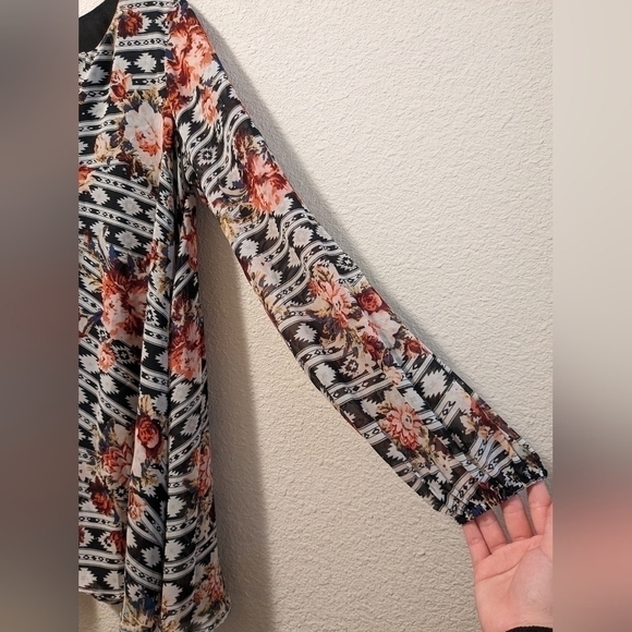 Show Me Your Mumu Floral Jamie Tunic Dress Boho Bohemian - Picture 6 of 10